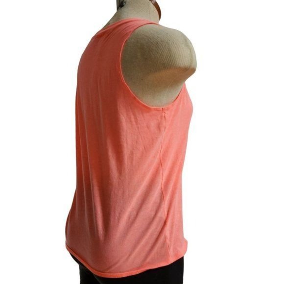 Victoria's Secret Sport Orange  Sleeveless front tie top, Size S - Picture 7 of 11